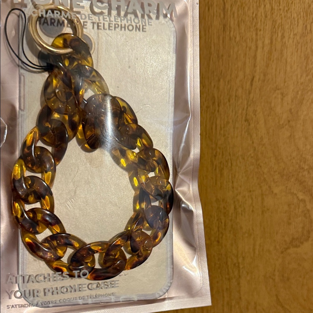 Tortoise Shell Phone Charm - Picture 2 of 4